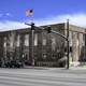 Post office, corner of Broadway and Main in Riverton, Wyoming