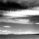 Black and White Photo at Yellowstone Lake, Wyoming