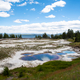 Geyser Basin by Yellowstone Lake