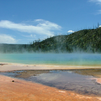 Grand Prismatic Spring in Yellowstone National Park, Wyoming