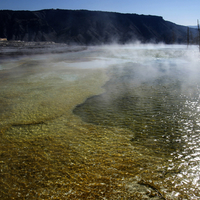 Hot Springs in Yellowstone National Park, Wyoming