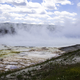 Large amounts of steam coming up from Hot Springs