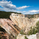 Rocks and Canyon in Yellow Canyon in Yellowstone National Park