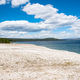Shoreline, Lake, and Clouds at Yellowstone National Park
