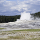 Small Eruption coming from Old Faithful