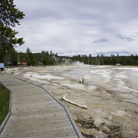 Walkway besides the Basin