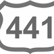 441 Sign Vector Clipart