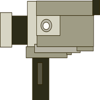 8mm Camera Vector Clipart