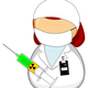 Nuclear Medicine Worker Vector Clipart