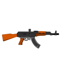 Ak-47 Gun vector Clipart