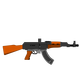 Ak-47 Gun vector Clipart