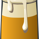 Ale Dripping with foam vector clipart