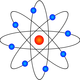 Atom Model Vector Clipart