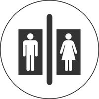 Bathroom Pictogram vector clipart