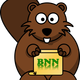 Beaver News Network Cartoon vector clipart