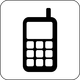 Big Cellphone Icon Vector Clipart