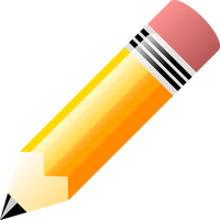 Big Pencil Vector Art