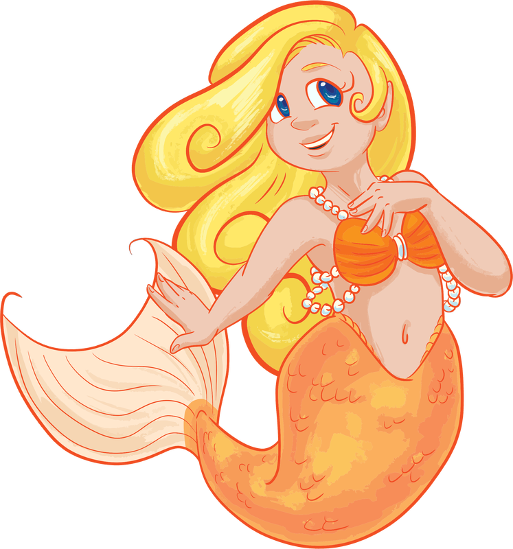 Download Blonde Mermaid Vector Clipart image - Free stock photo ...