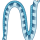 Blue Eel vector clipart