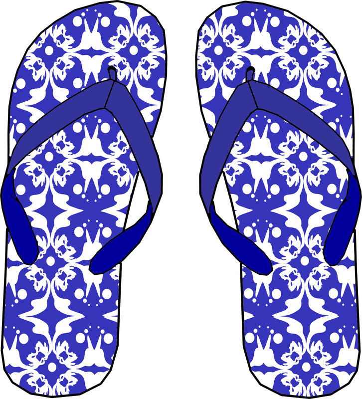 Blue Sandals Vector Clipart image - Free stock photo - Public Domain ...