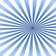 Blue Sunburst Vector Clipart