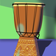 Bongo Drums Vector Clipart