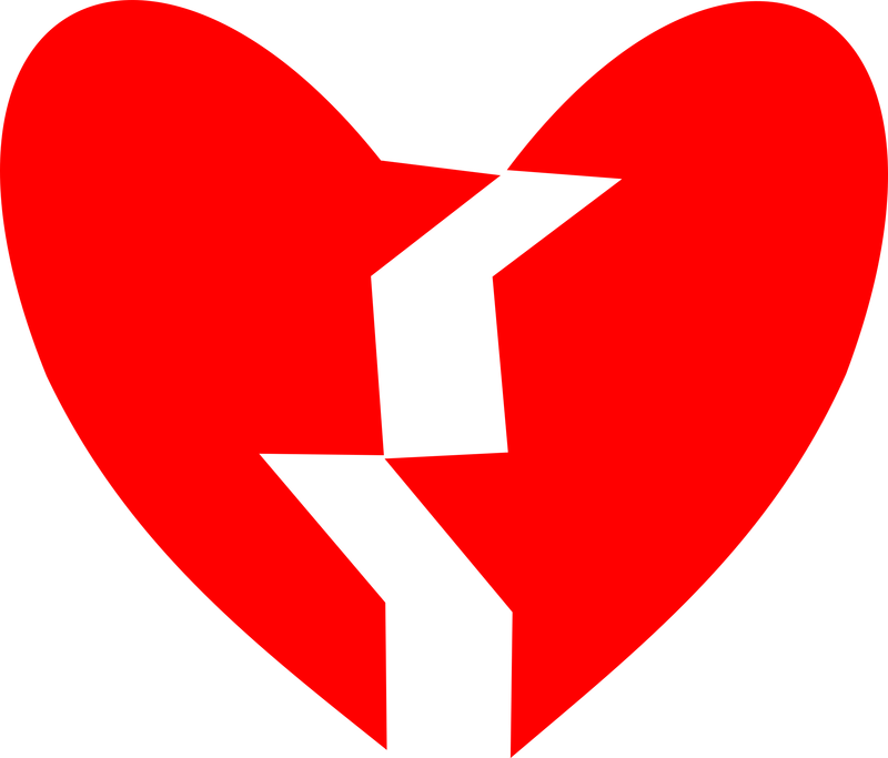 Broken Heart Vector Art Image Free Stock Photo Public Domain Photo