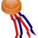 Bronze Medallion Vector Graphic