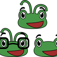 Bug Faces Vector Clipart