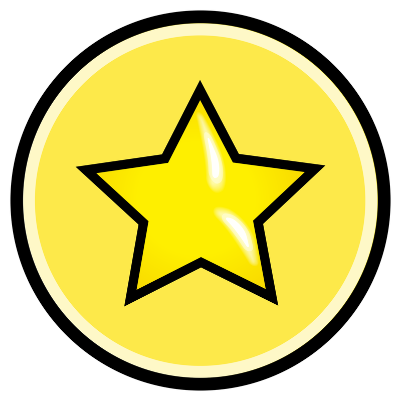 Download Button With Yellow Star Vector Clipart image - Free stock photo - Public Domain photo - CC0 Images