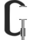 C-Clamp Vector Clipart