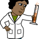 Cartoon Chemist scientist Vector Clipart