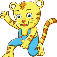 Cheetah Cartoon vector clipart