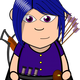 Chibi Rogue 2 vector clipart