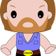 Chuck Norris Vector Cartoon Clipart