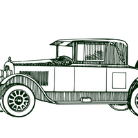 Classic Car vector clipart