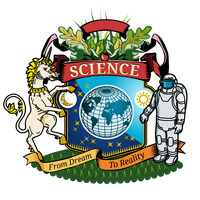 Coat of Arms of Science vector clipart