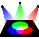 Colored RGB stagelights vector files