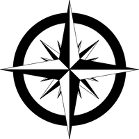 Compass Rose Vector Clipart