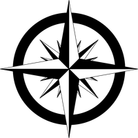 Compass Rose Vector Clipart