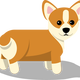 Corgi Dog Vector Clipart