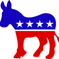 Democratic Donkey vector clipart
