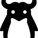 Demon Penguin vector clipart
