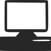 Desktop Icon Vector Clipart