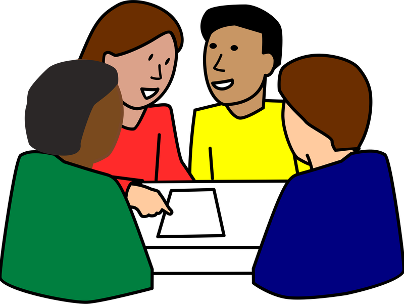 Diverse Group of Students working on project vector clipart image - Free stock photo - Public ...