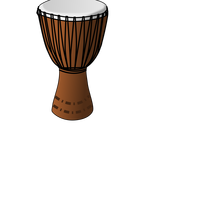 Djembe Drum Vector Clipart