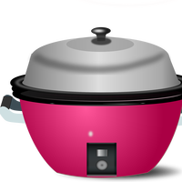 Electric Rice Cooker vector clipart