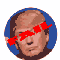 Fail Trump Vector Clipart