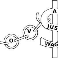 Fair Wage Breaking Poverty Shackles Vector Clipart