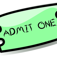 Movie Ticket Vector Clipart